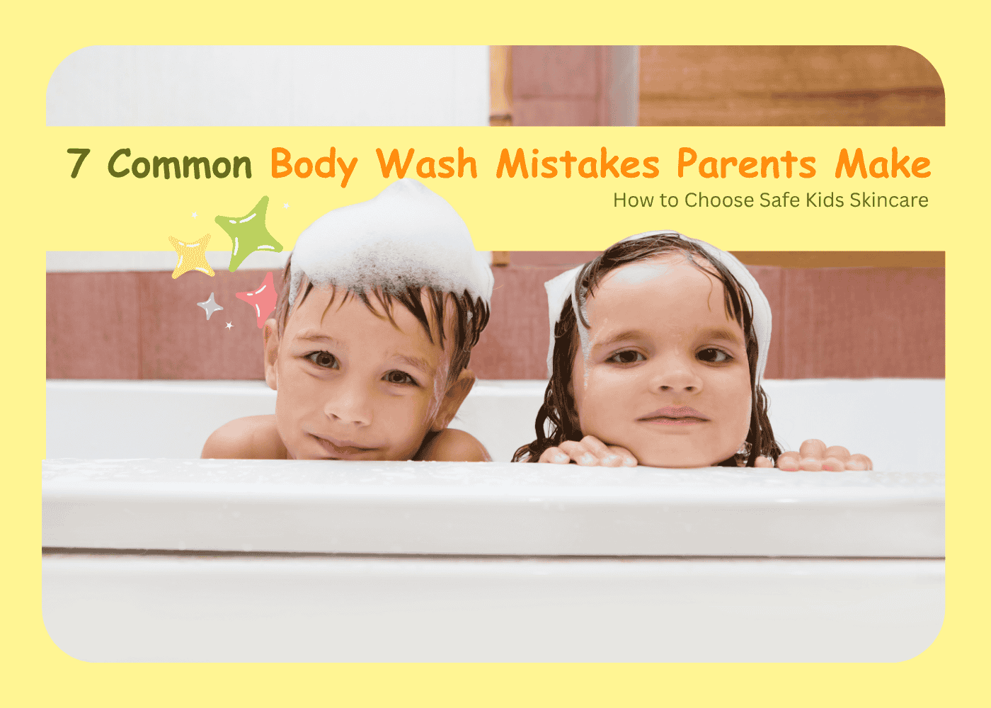 Body wash mistakes for parents
